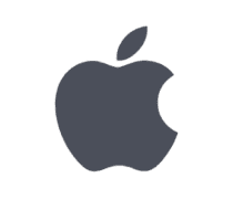 small logo of apple